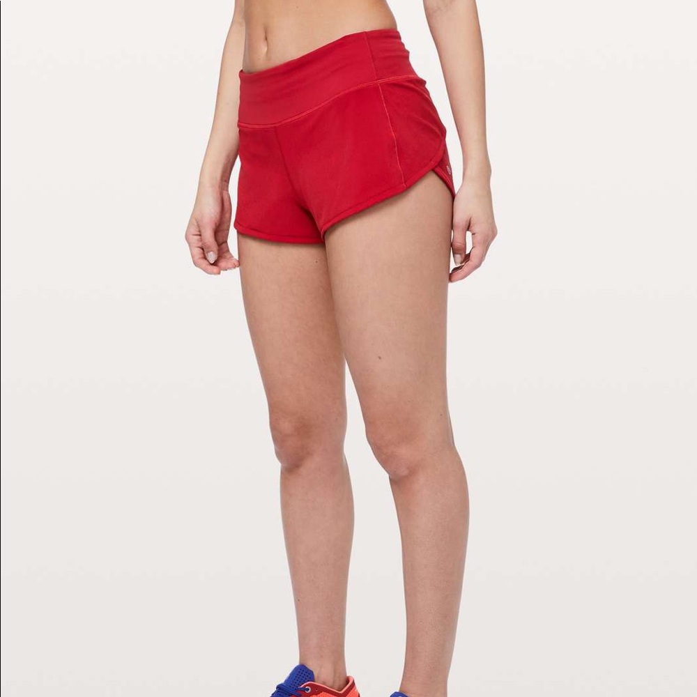 PRICE FIRM READ Lululemon speed up short 4